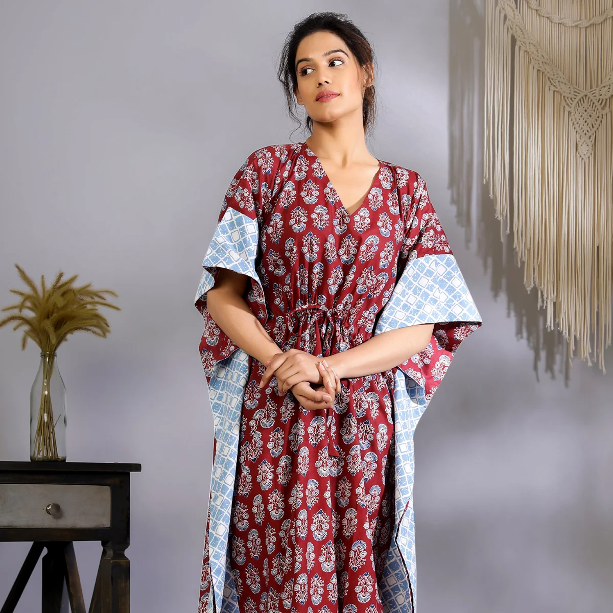 Women’s Cotton Printed Kaftan