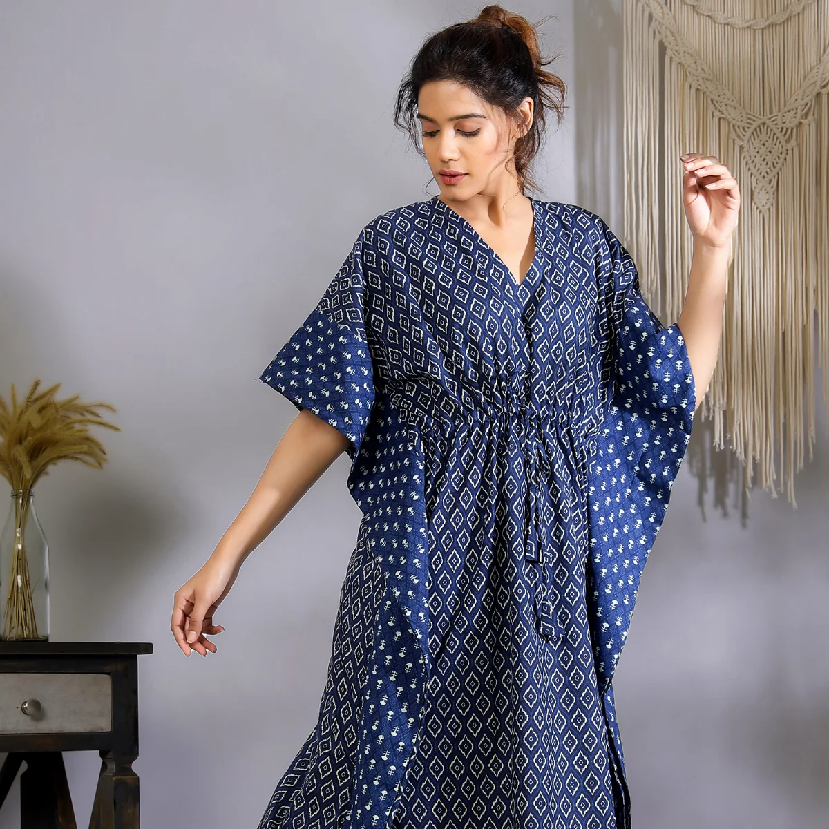 Women’s Cotton Printed Kaftan