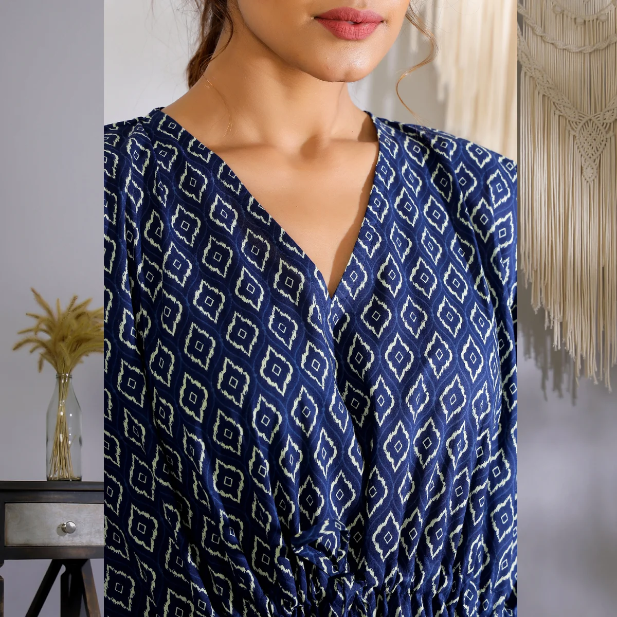 Women’s Cotton Printed Kaftan