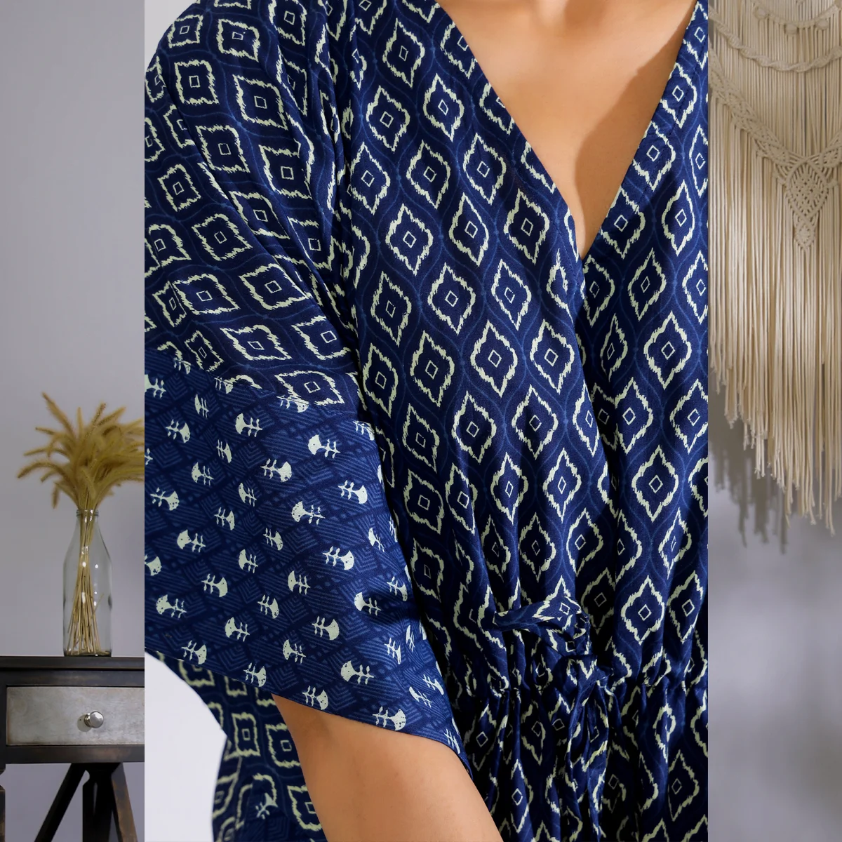 Women’s Cotton Printed Kaftan