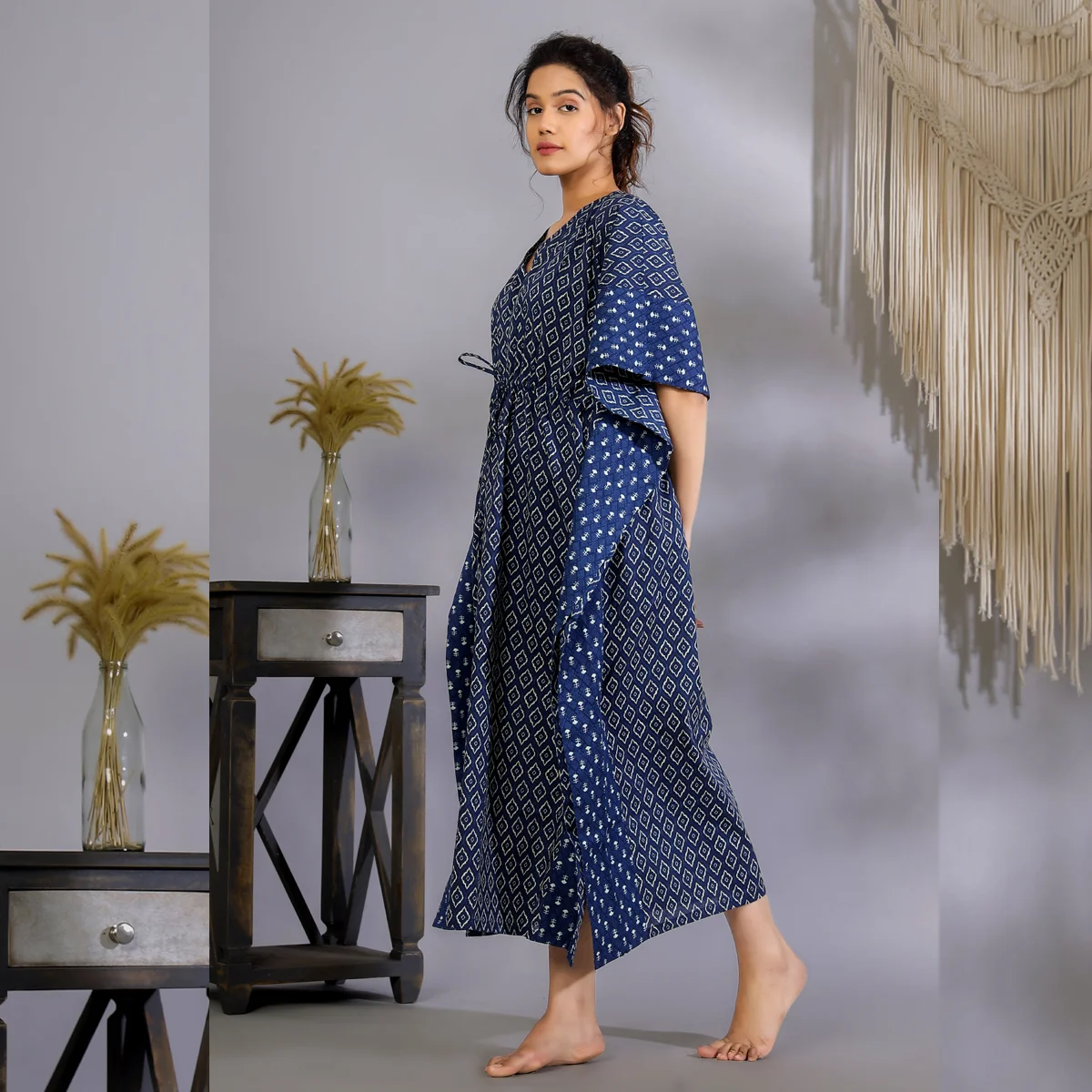 Women’s Cotton Printed Kaftan