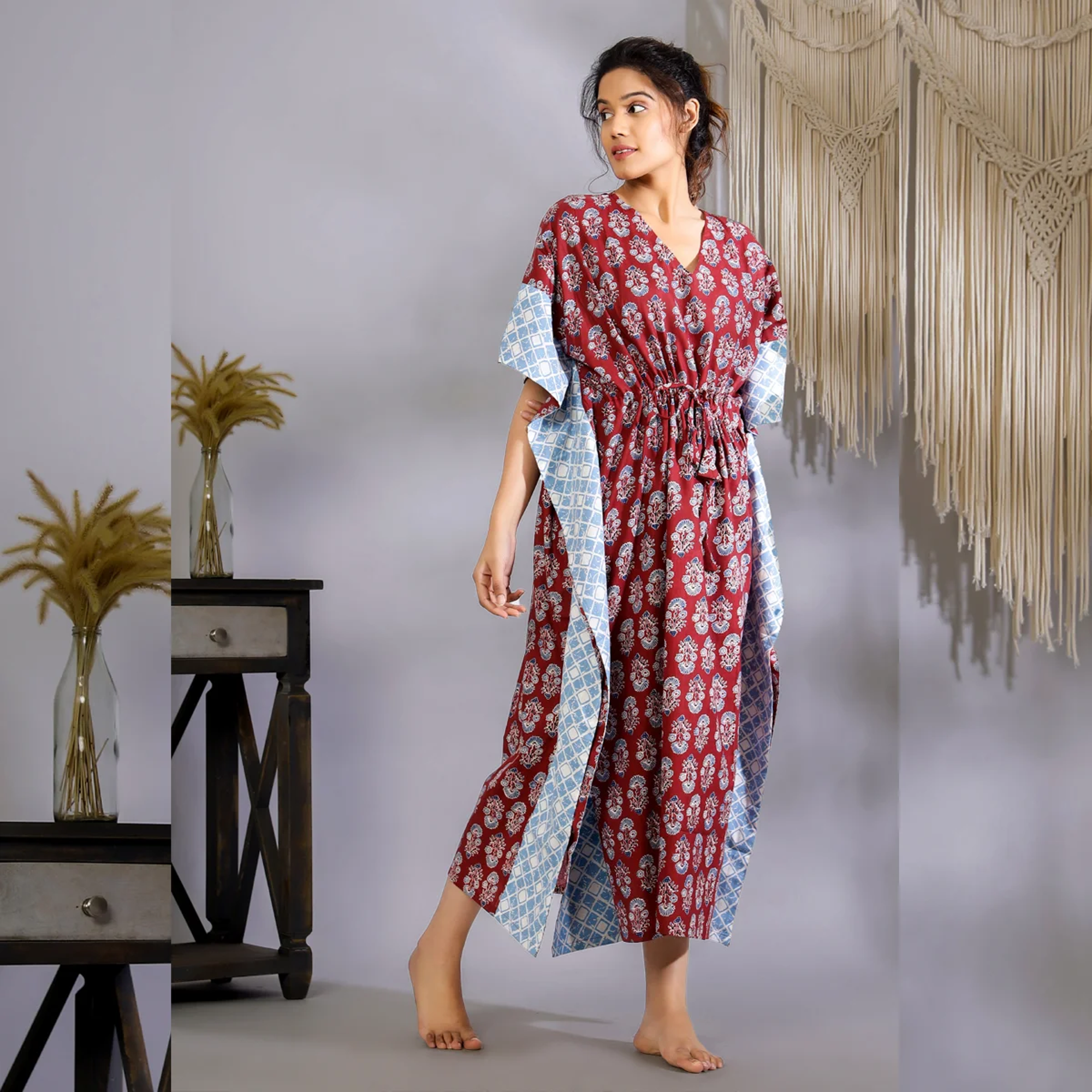 Women’s Cotton Printed Kaftan