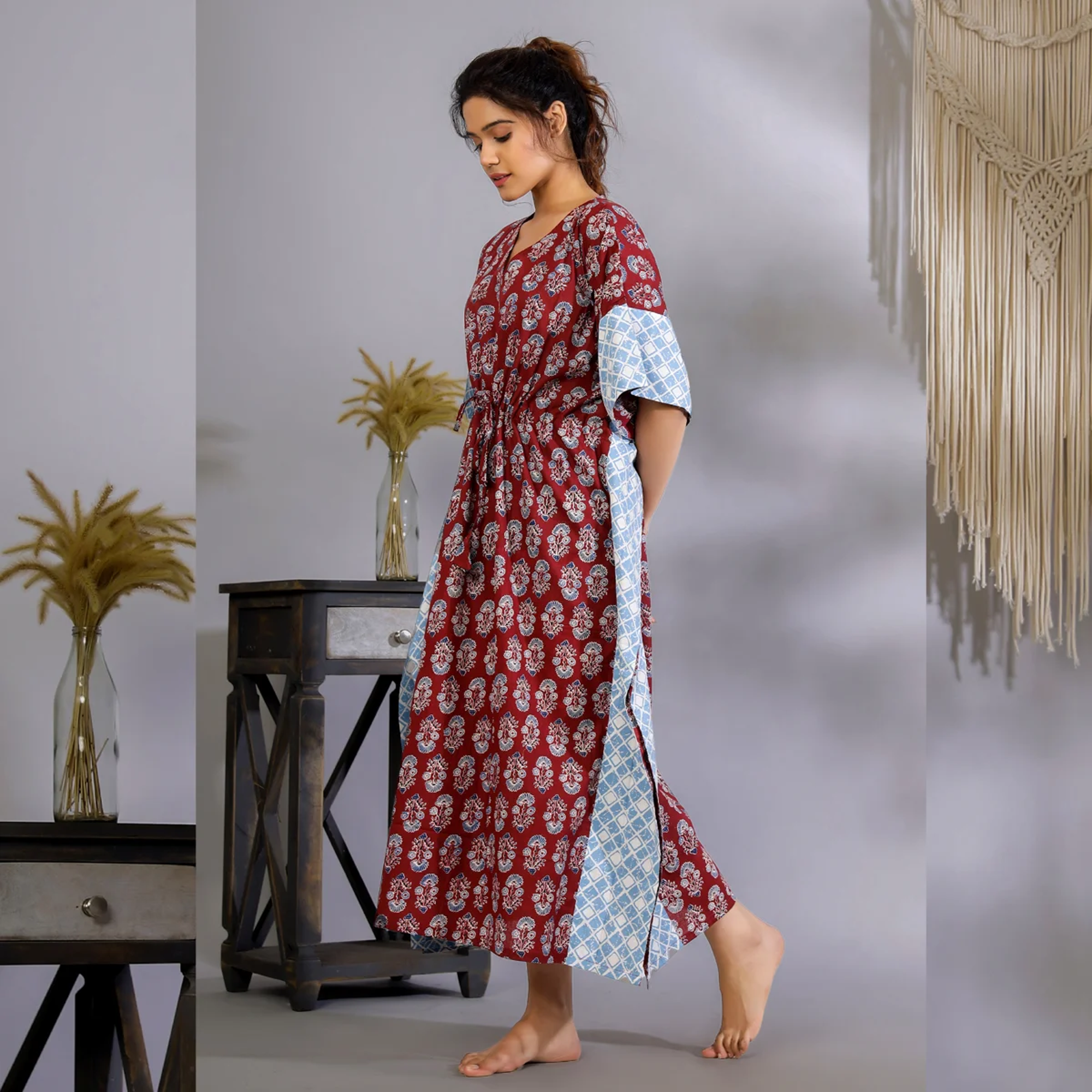 Women’s Cotton Printed Kaftan