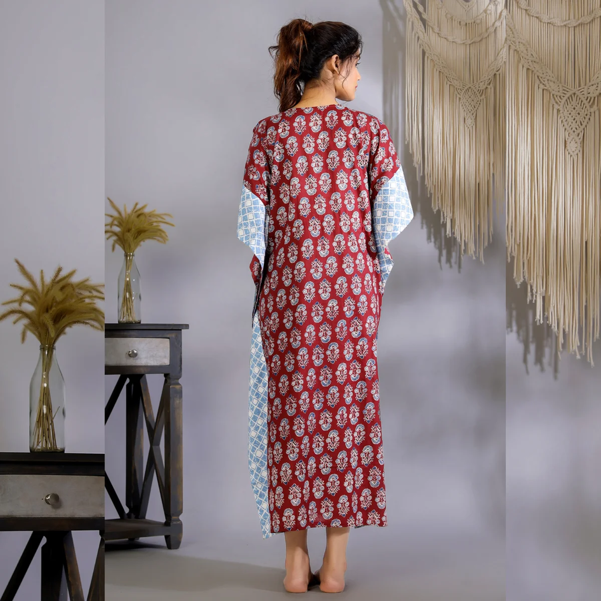Women’s Cotton Printed Kaftan